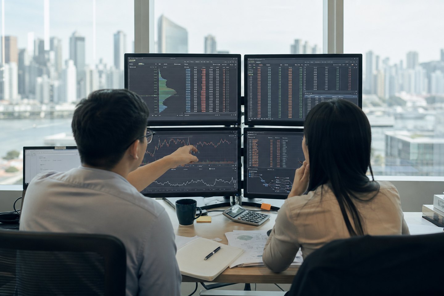 Researchers tracing an order through market systems